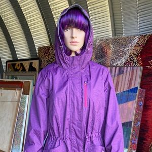 Free Country Purple Hooded Parka